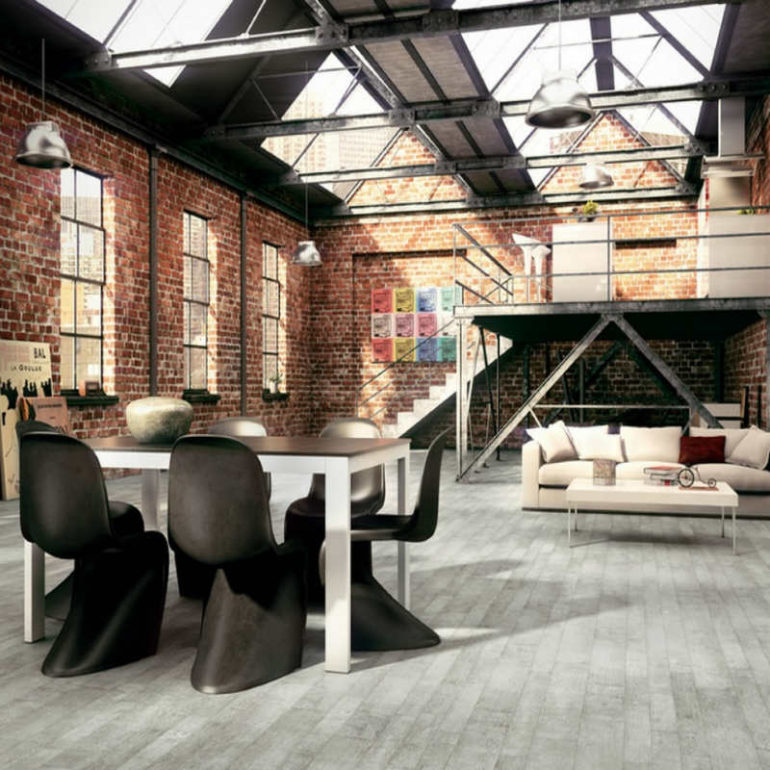 Αποθήκη βιομηχανικής διακόσμησης.