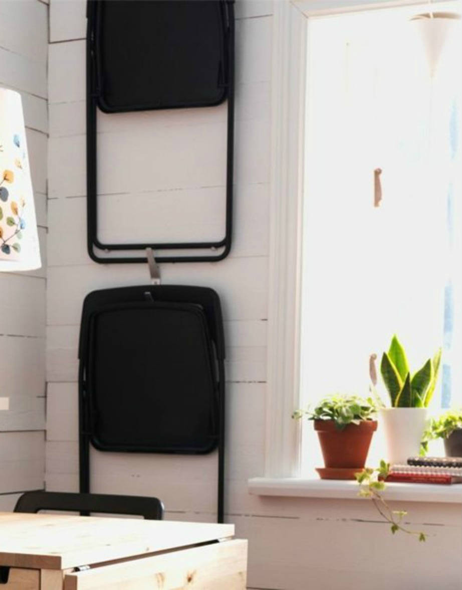 Σπαστές καρέκλες σε κάθετη παρουσίαση.