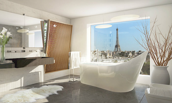 Αυτή θα είναι η θέα από το κυρίως μπάνιο.