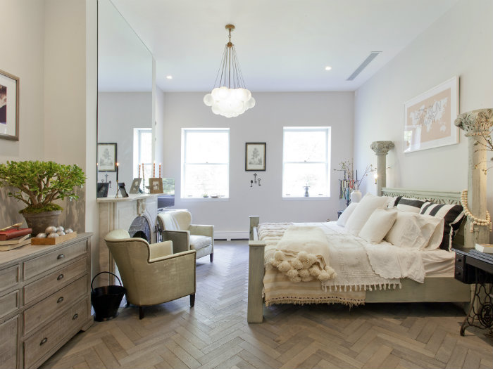 Υπνοδωμάτιο με παρκέ