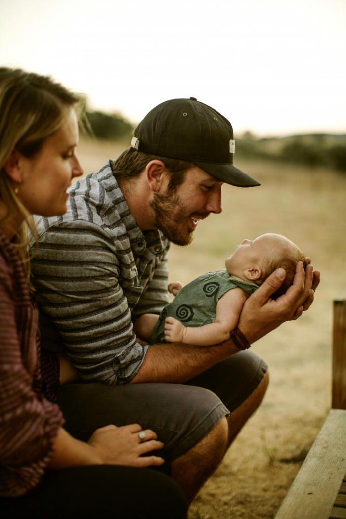 Φωτογραφία όλης της οικογένειας.