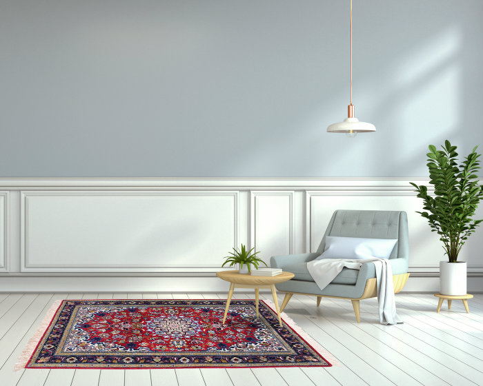 Χαλι Ισφαχαν σε μοντερνο χωρο