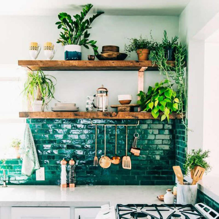 καταπρασινη κουζινα