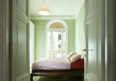 πρασινη παστελ κρεβατοκαμαρα