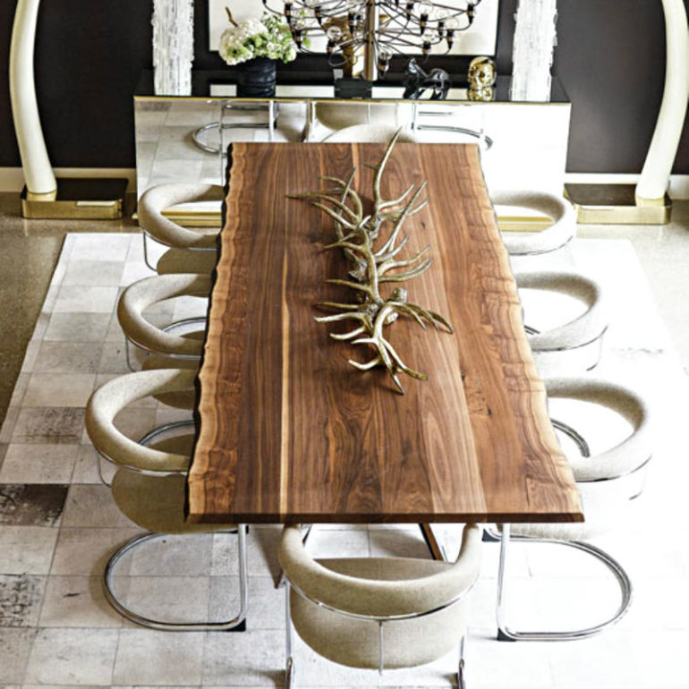 τραπεζι φυσικο ακατεργαστο ξυλο κορμος