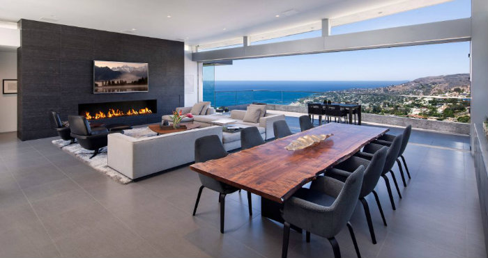 μοντερνα τραπεζαρια φυσικο ξυλο