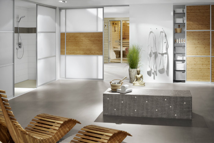 συρομενη πορτα με γυαλι και ξυλο