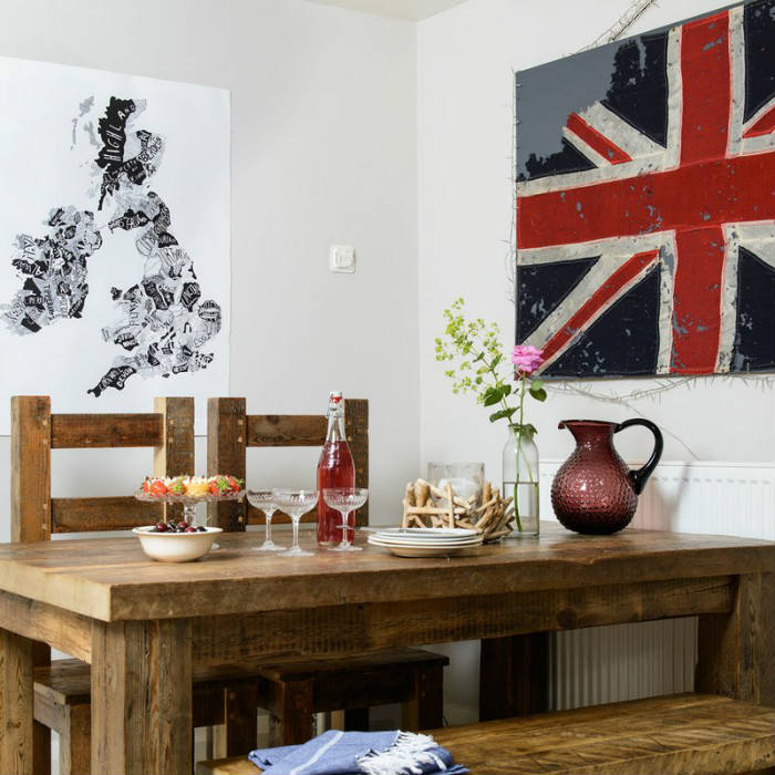 τραπεζαρια με παγκους