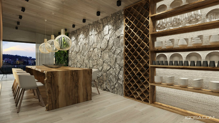 τραπεζι απο τον ιδιο κορμο