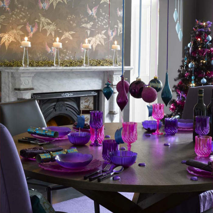 φουξια και μωβ