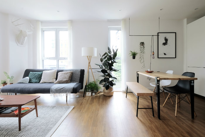 διακοσμηση σαλονιου και τραπεζαριας