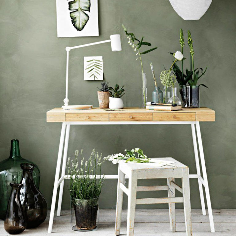 χρωμα τοιχου πρασινο sage δενδρολιβανο δεντρολιβανο