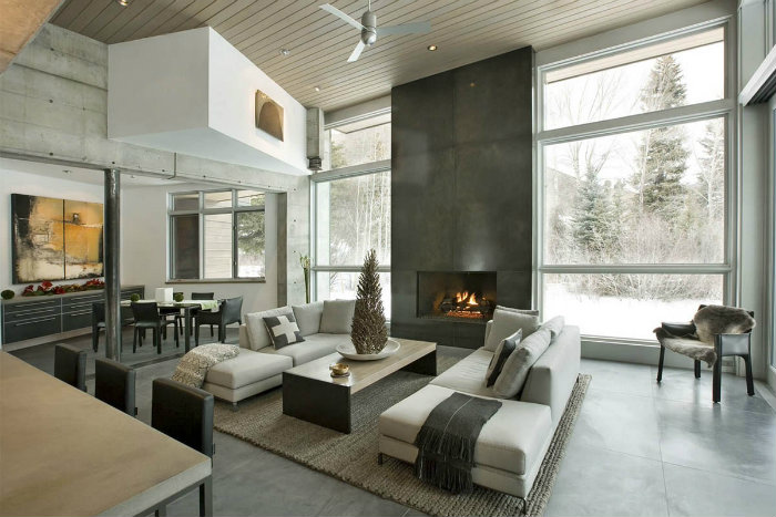 συγχρονη διακοσμηση ανοιχτη σχεδιαση