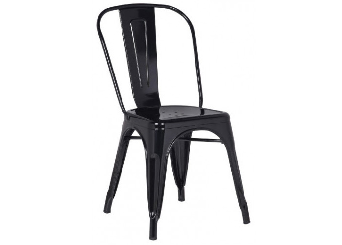 μεταλλικη καρεκλα industrial βιομηχανικη μαυρη μεταλλο