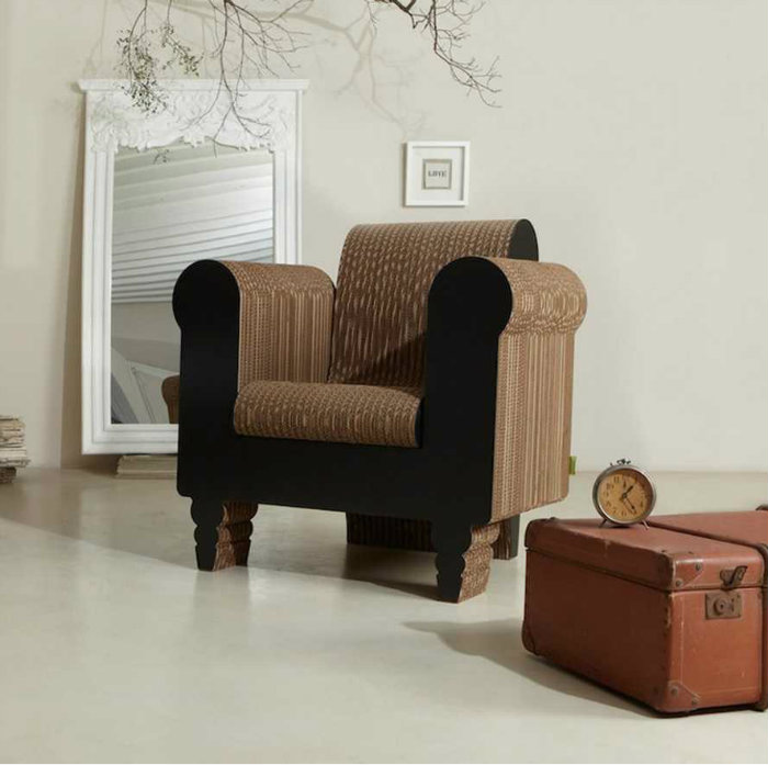 πολυθρονα απο χαρτονι