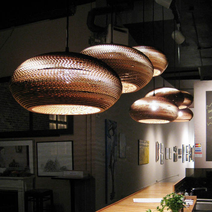 φωτιστικα απο χαρτονι