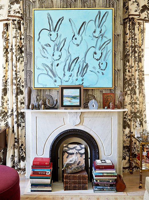 τακτοποιηση βιβλιων στο τζακι