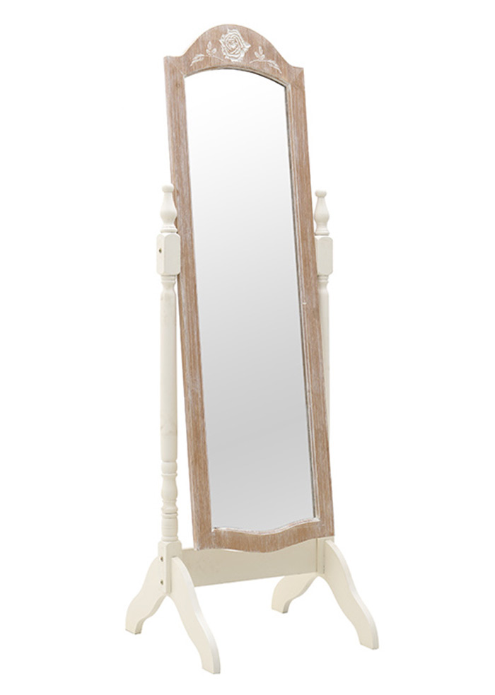 καθρεπτης λευκος ξύλινος επιδαπεδιος κλασσικος αντικε