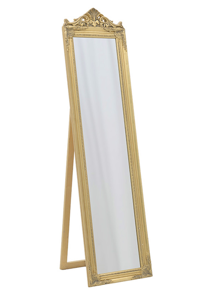 καθρεπτης χρυσος επιδαπεδιος κλασσικος αντικε