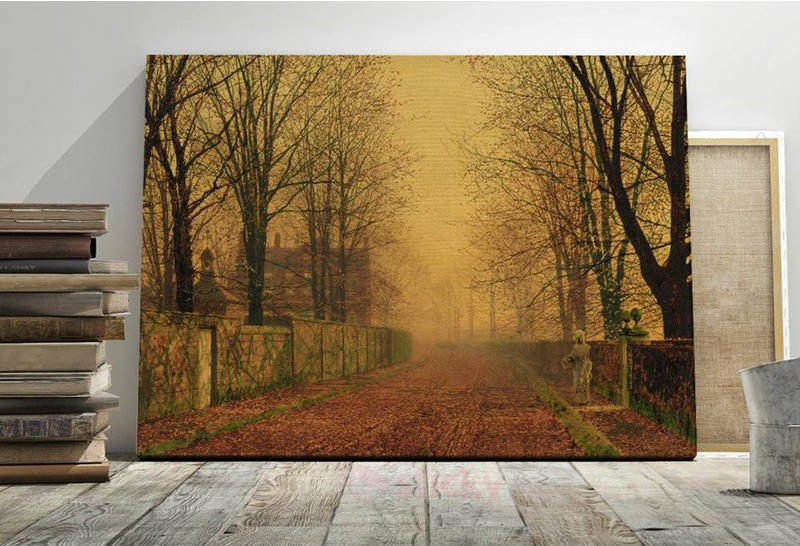 πινακες ζωγραφικης σε καμβα φθινοπωρο δεντρα