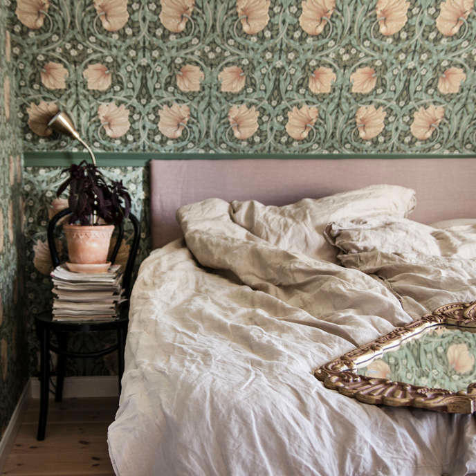 ρομαντικο υπνοδωματιο ταπετσαρια