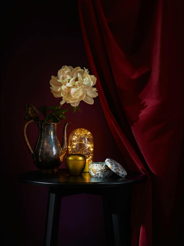 χριστουγεννιατικη διακοσμηση λαμπακια φωτακια κερια ικεα 2018 2019