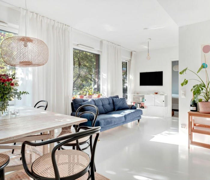 σκανδιναβικο στυλ διακοσμηση σαλονι ιδεες φωτογραφιες