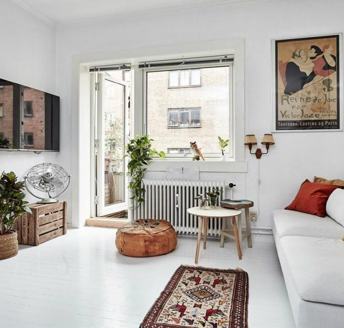 λευκο σκανδιναβικο στυλ διακοσμηση σαλονι ιδεες φωτογραφιες καθιστικο