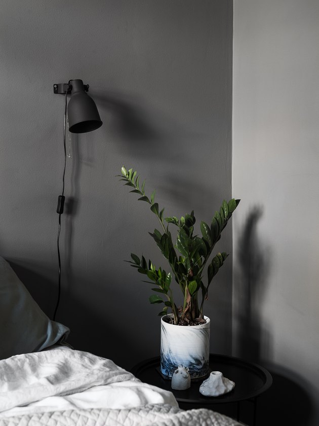 γκρι υπνοδωματιο κρεβατοκαμαρα 2019 βαψιμο τοιχου ιδεες