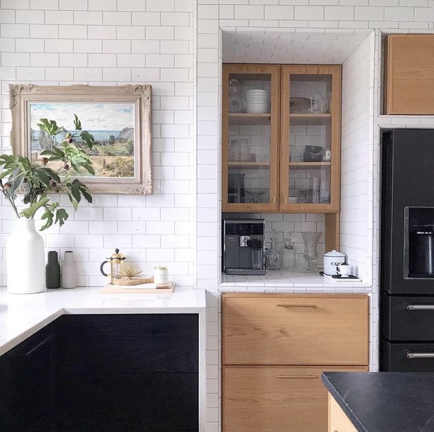 βαψιμο κουζινα μαυρα ντουλαπια ιδεες βαψιμο φωτογραφιες 2019 κουζινες