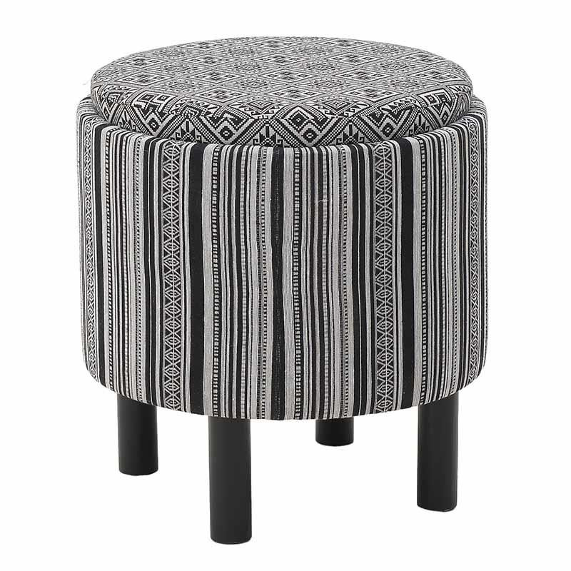 σκαμπο αποθηκευτικο χωρο μοντερνο inart spitishop