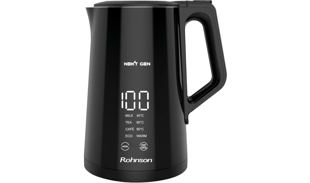 βραστηρας rohnson r-7500 ρυθμιση θερμοκρασιας οθονη led