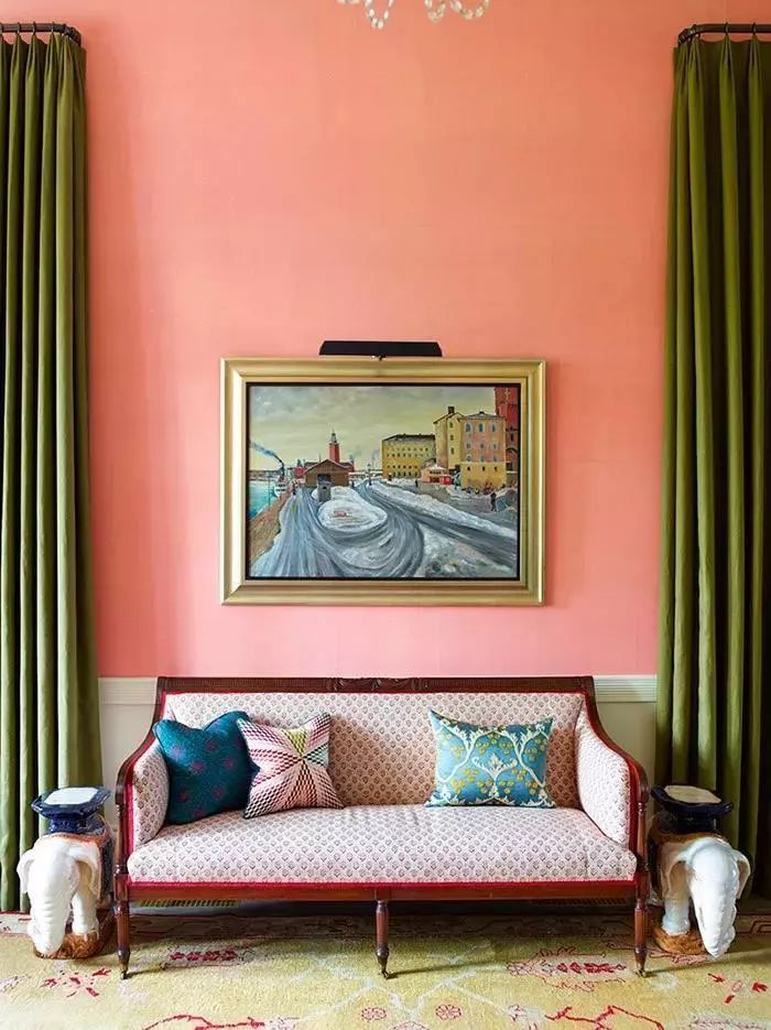 living coral κοραλι pantone 2019 χρωμα τοιχου 2020 ροζ τερακοτα