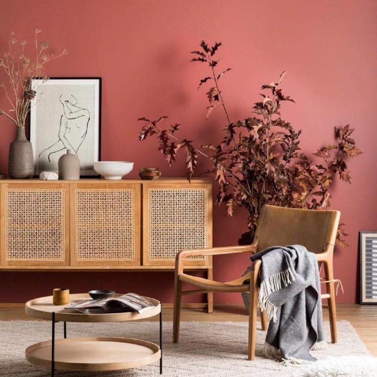 τερακοτα χρωμα βαψιμο τοιχου 2020 ιδεες