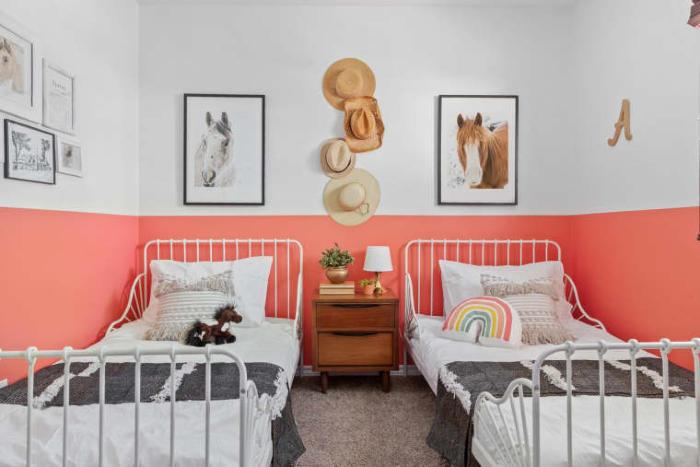 χρωμα τοιχου κοραλι 2020 βαψιμο