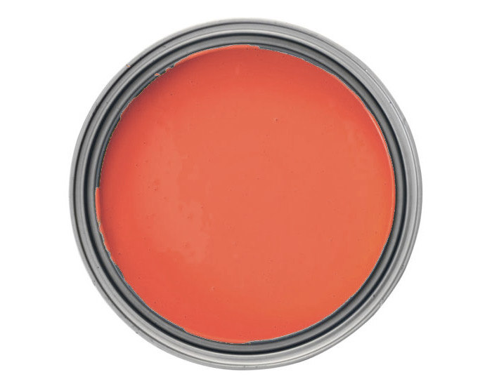 χρωμα τοιχου βαψιμο benjamine moore κοραλι tangerine