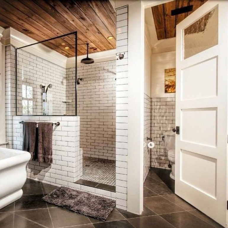 μπανιο με ξυλινο ταβανια μπανια ιδεες φωτογραφιες 2020