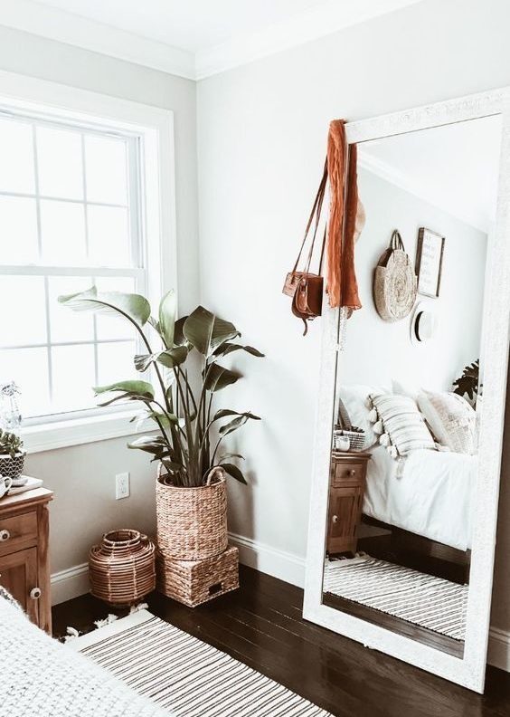 υπνοδωματιο φωτογραφιες λευκο καθρεπτες ιδεες 2020