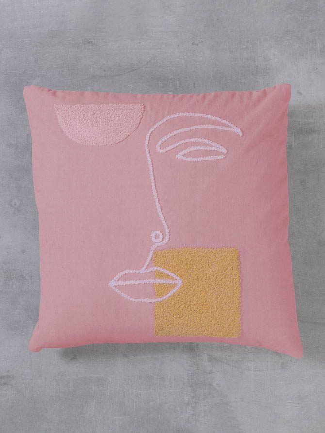 μαξιλαρι μαξιλαροθηκη line art