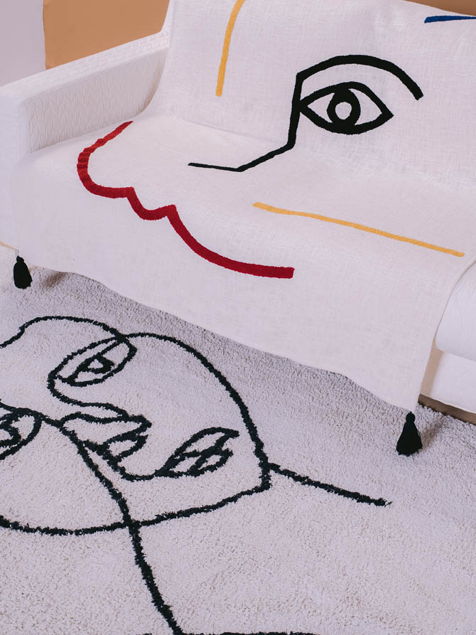 line art διακοσμηση 2020 χαλια μαξιλαρια ριχταρια