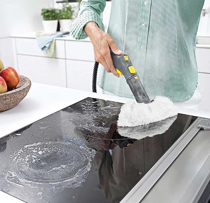 ατμοκαθαριστης karcher σφουγγαριστρα με ατμο απολυμανση κορονοιος καθαρισμος απολυμανση κουζινα κορονοιος απορροφητηρας