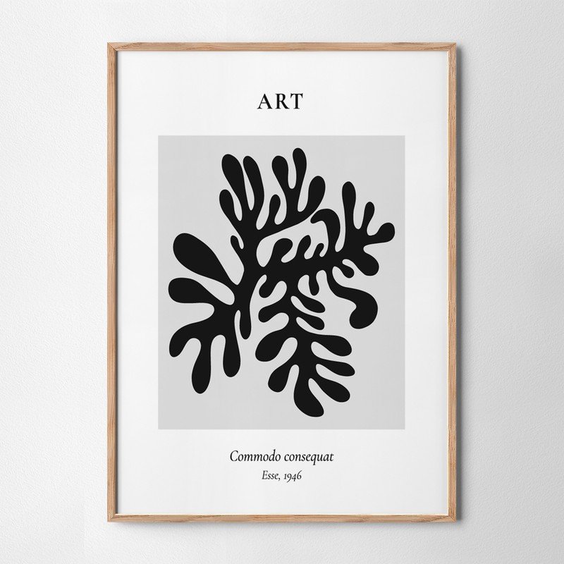 poster ποστερ με ξυλινη κορνιζα sticky