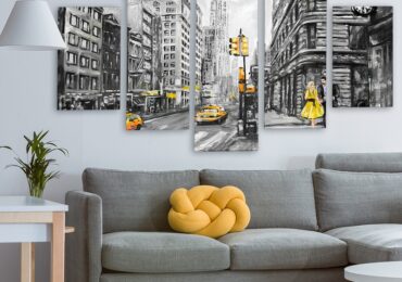 Πεντάπτυχος Πίνακας NEW YORK PAINTING