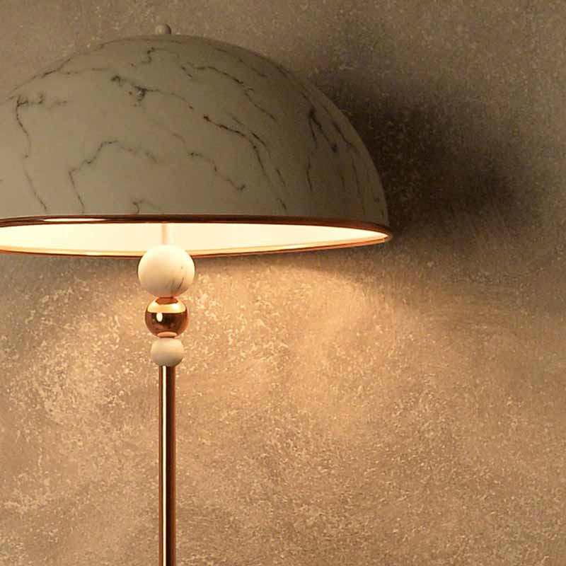 Φωτιστικό Δαπέδου Aca Manhattan DCR171181F Marble/Copper