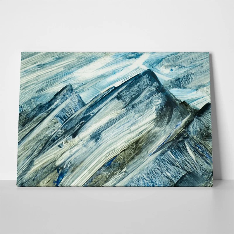 πινακας σε καμβα τοπια βουνα sticky