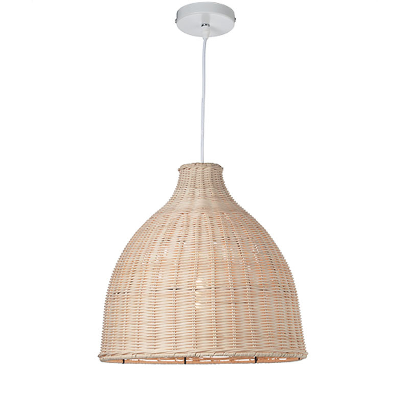 Φωτιστικό Οροφής Μονόφωτο Aca Oia ML1013011N Beige ψαθινο