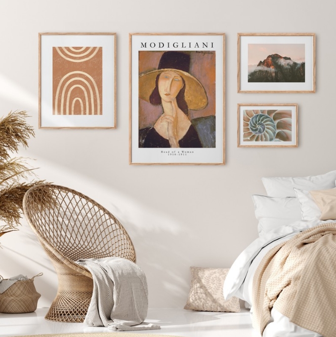 gallery wall ποστερς posters ποστερ σετ sticky σκανδιναβικο στυλ διακοσμηση σαλονι υπνοδωματιο κρεβατοκαμαρα τραπεζαρια τοιχος