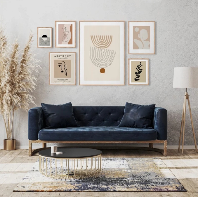 gallery wall ποστερς posters ποστερ σετ sticky σκανδιναβικο στυλ διακοσμηση σαλονι