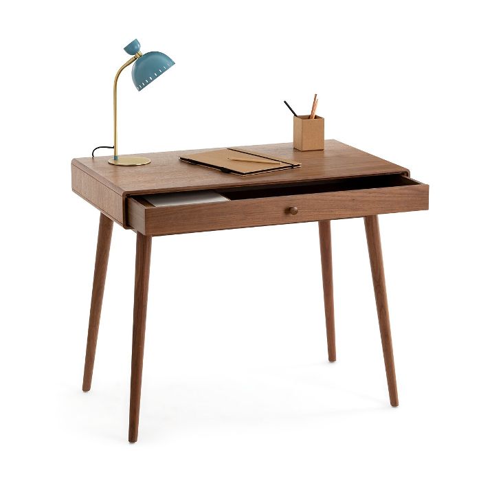 Γραφείο από ξύλο καρυδιάς με 1 συρτάρι, Miji laredoute