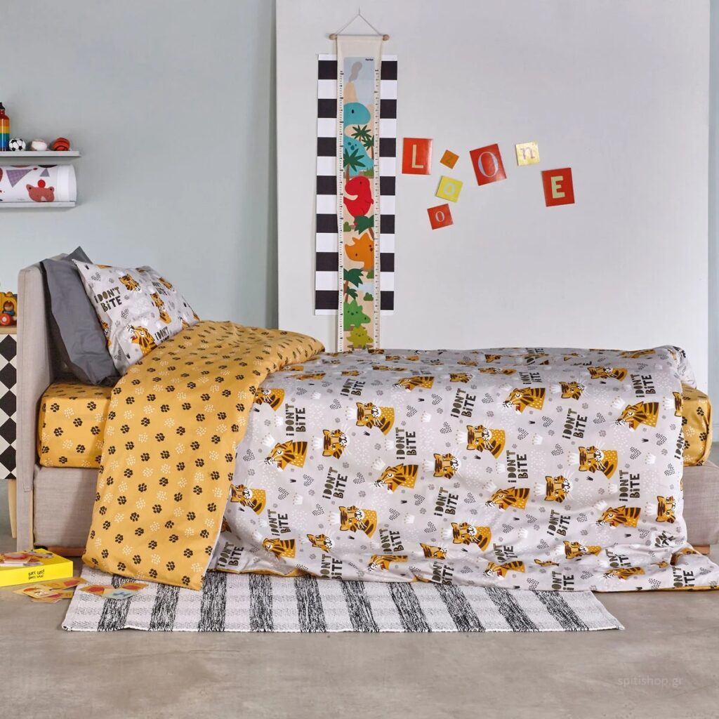 σεντόνια ημίδιπλα σετ kentia kid